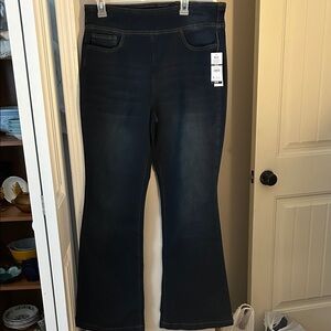 Sofia by Sofia Vergara Dark Blue Flare Jeans